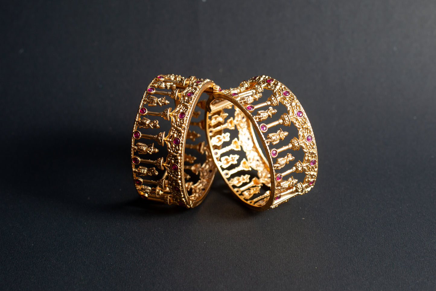 Minakari Krishna Bangle – Traditional Enamel Work | Bole Chudiyan