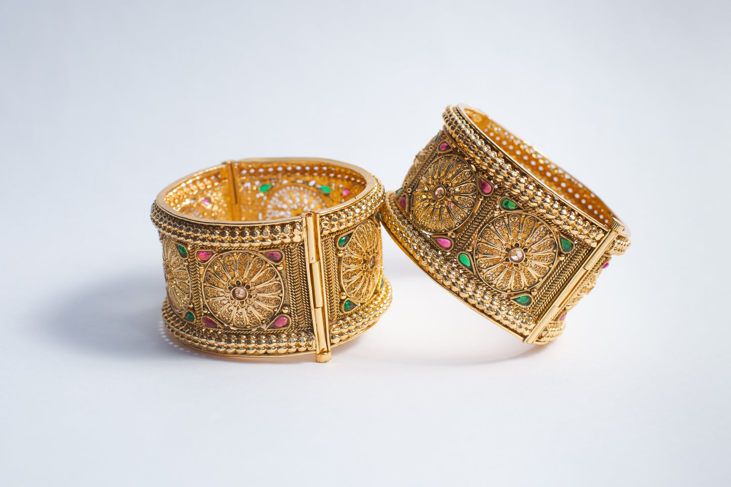 Minakari Screw Bangles