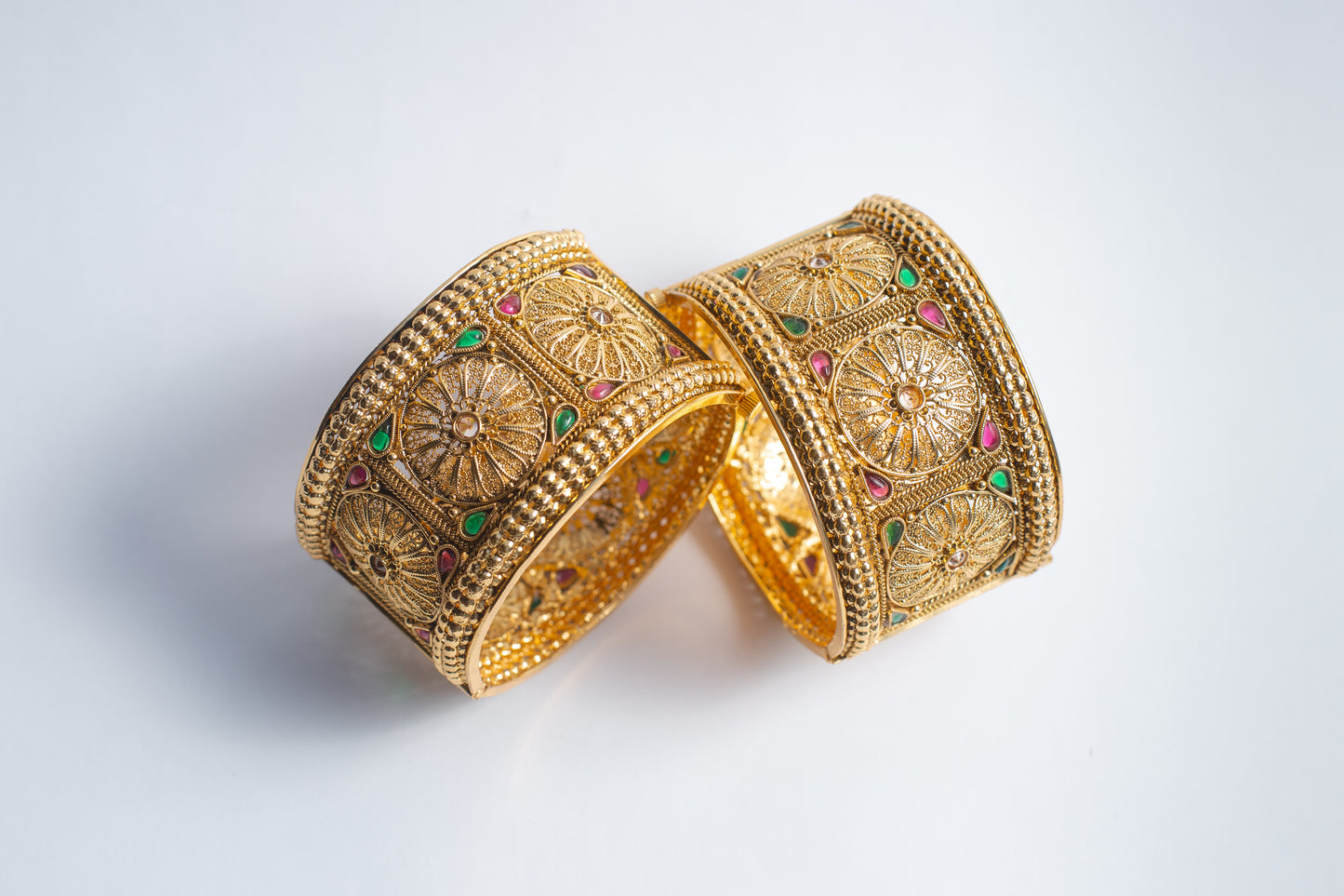 Minakari Screw Bangles