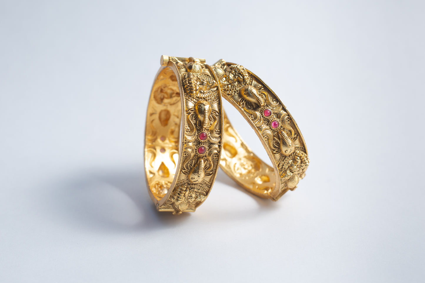 Lakshmi- Elephant- Minakari Bangles