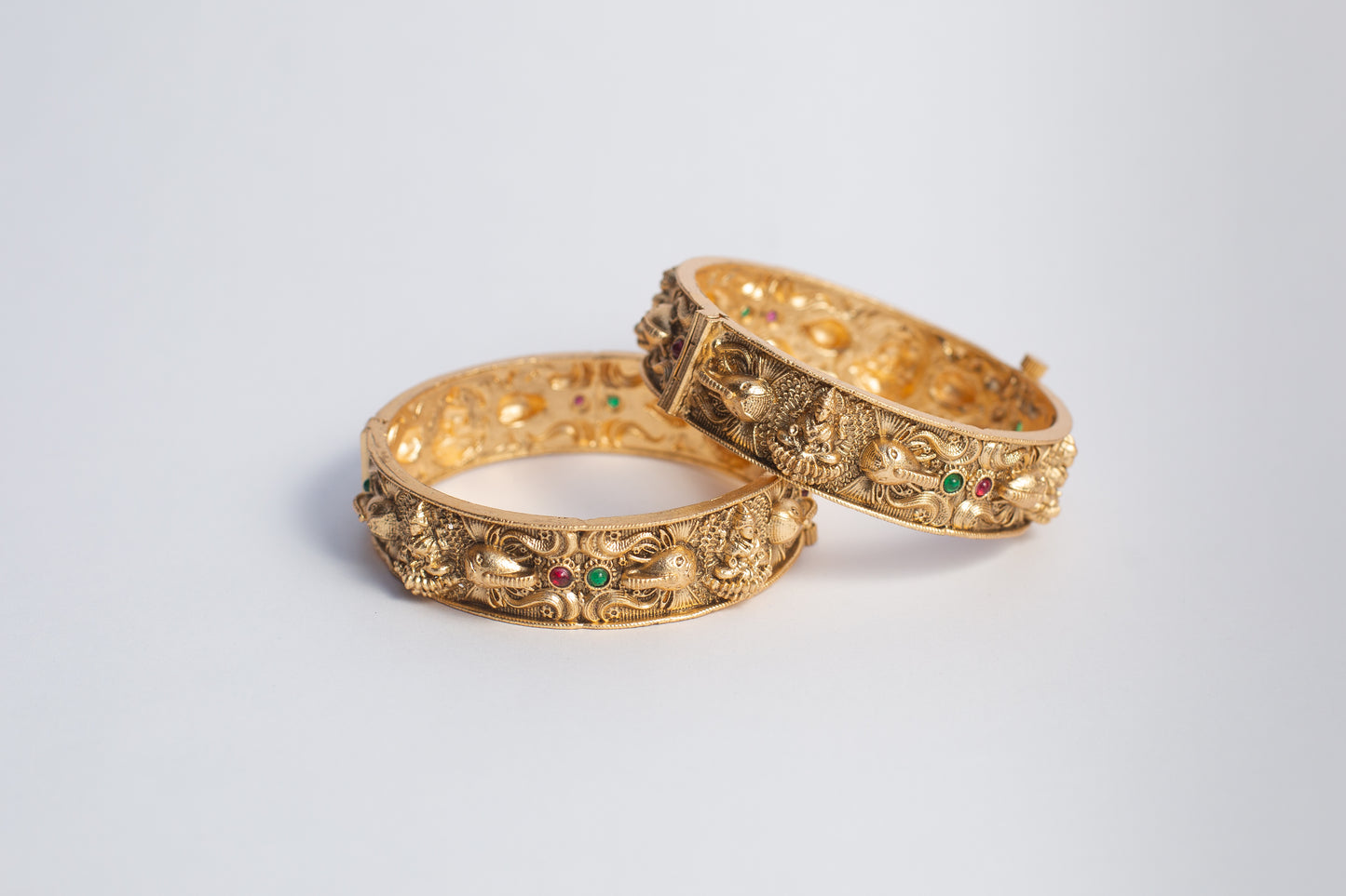 Lakshmi- Elephant- Minakari Bangles