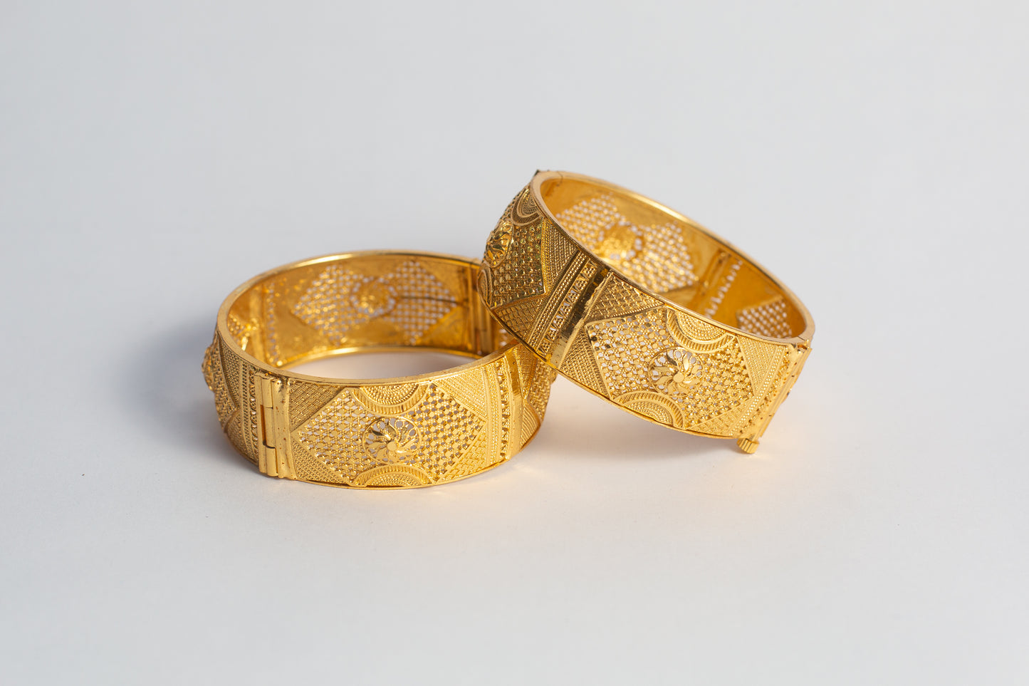 Gold Plated Kada Bangles