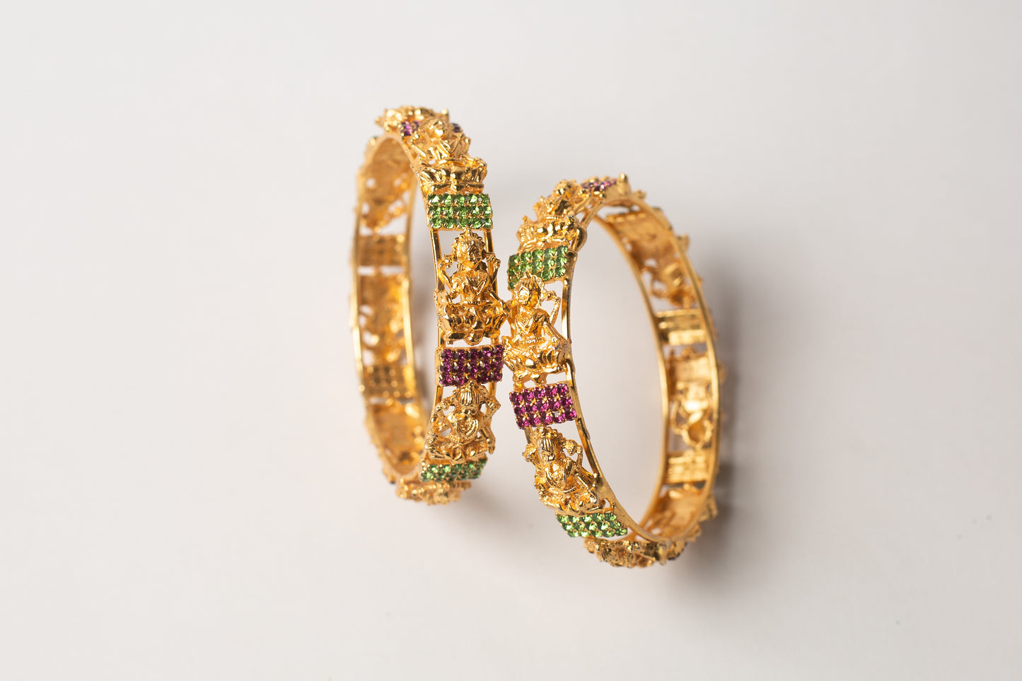 Stonework Laxmi Bangles