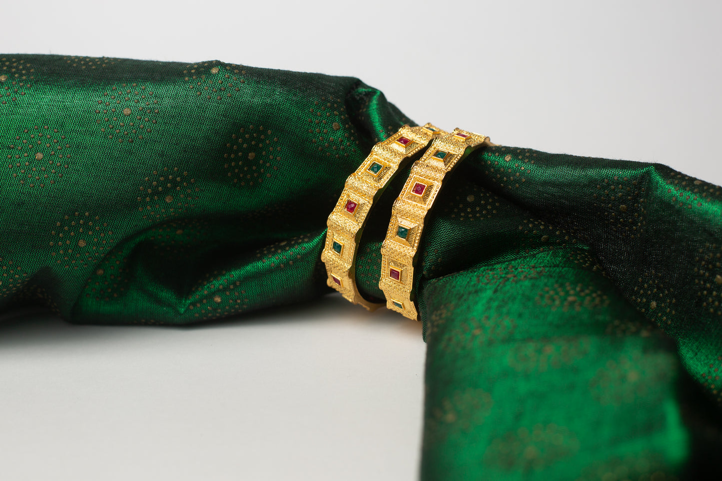 Minakari Gold Plated Bangles