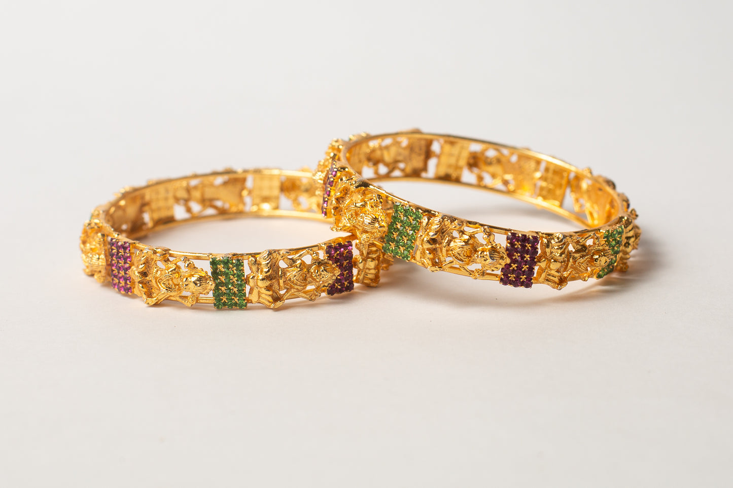Stonework Laxmi Bangles