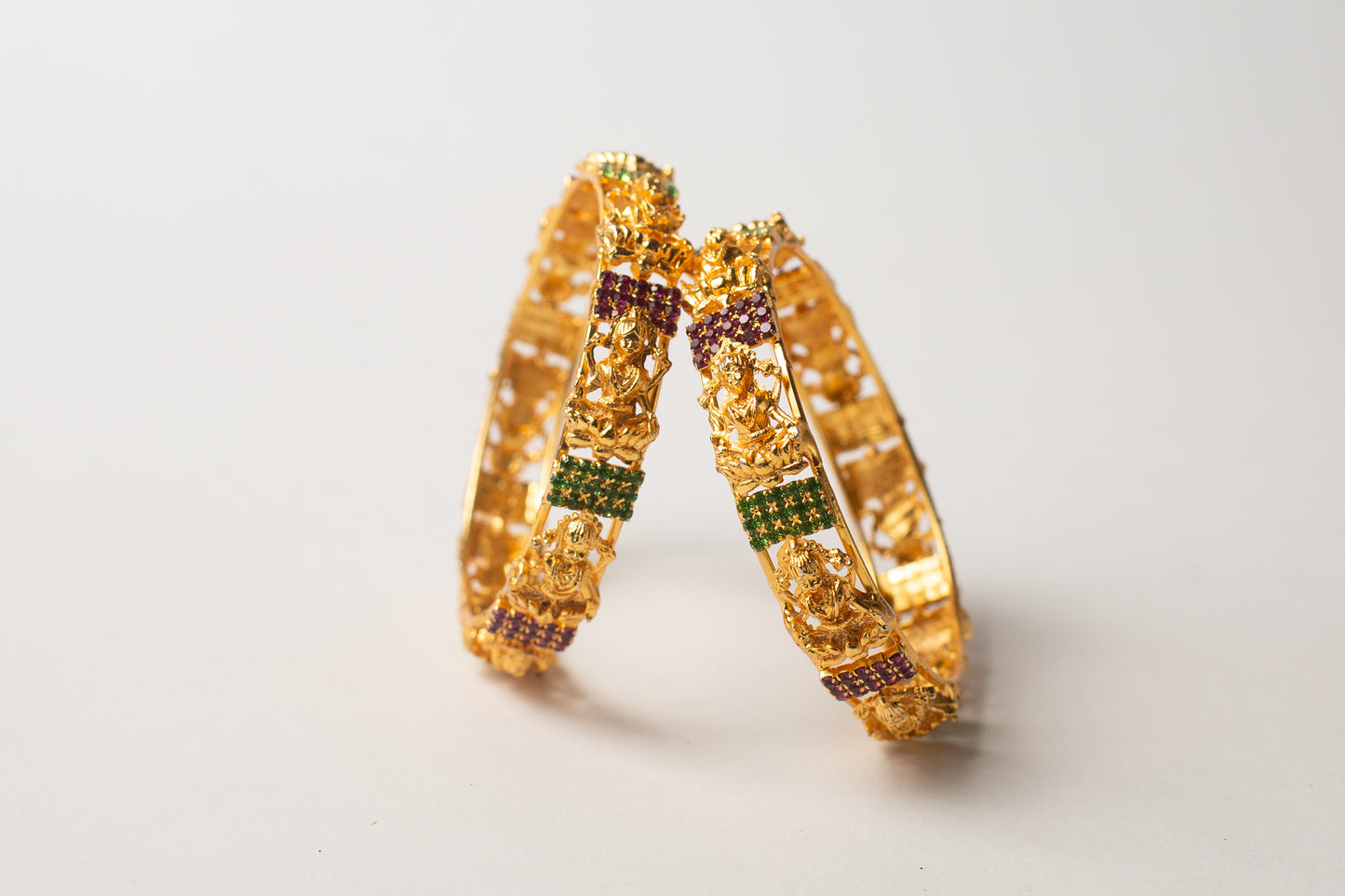 Stonework Laxmi Bangles